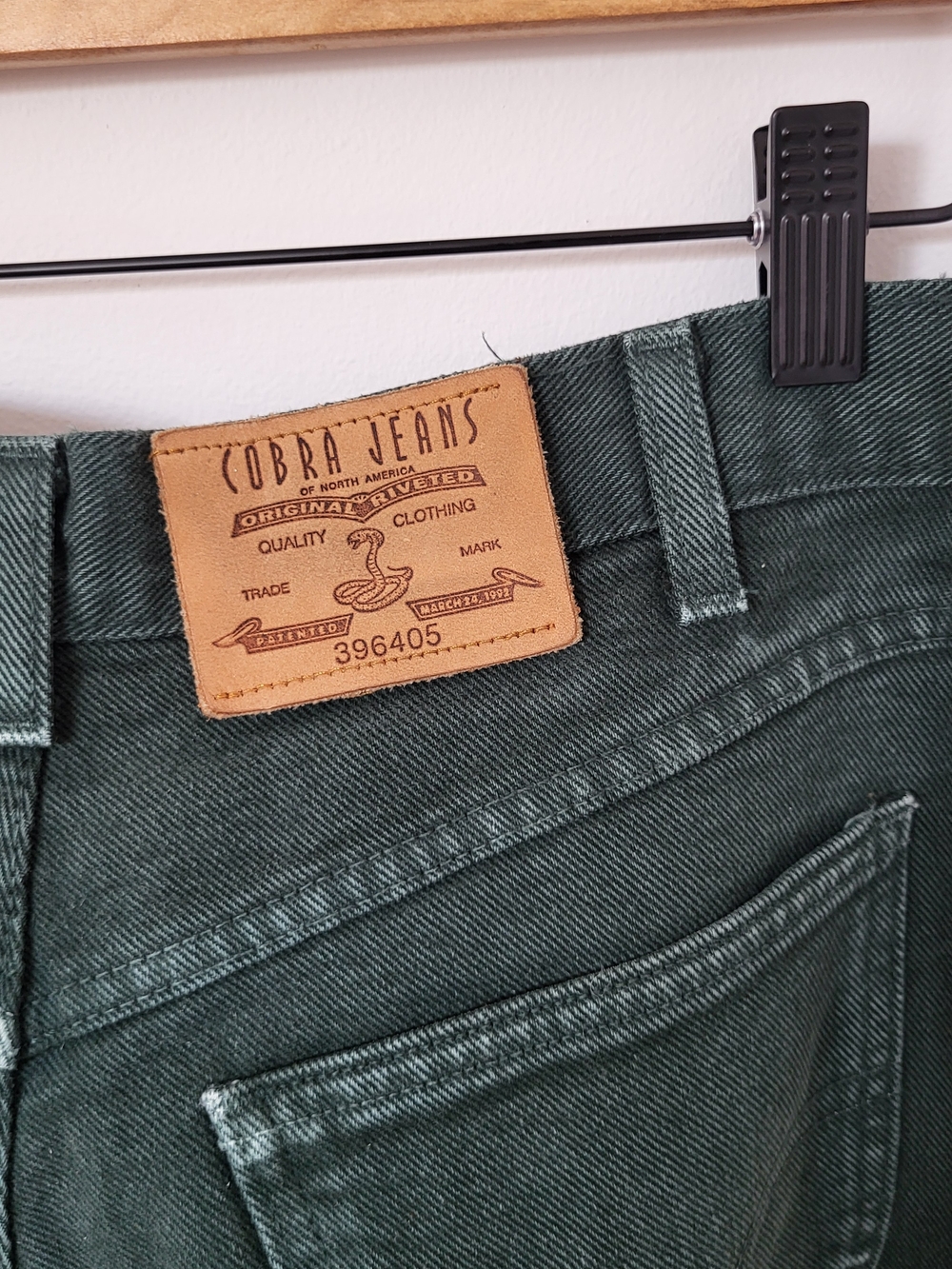 Vintage Cobra Jeans | Women’s Boyfriend Jeans in Forest Green